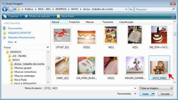 Selecionar imagem Selecionar imagem