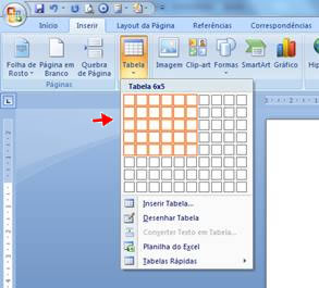 Inserir Tabela Inserir Tabela