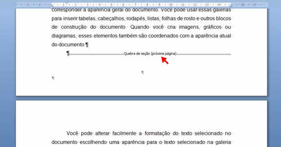 Quebra de Seção Próxima Página Quebra de Seção Próxima Página