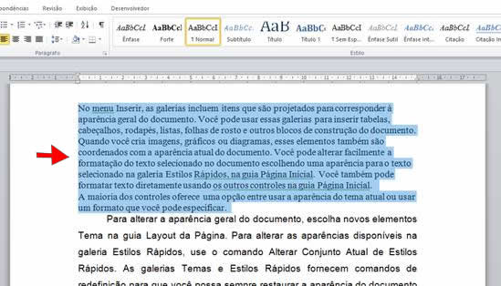 Remover formatação Remover formatação