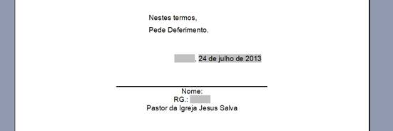 Formulário Formulário
