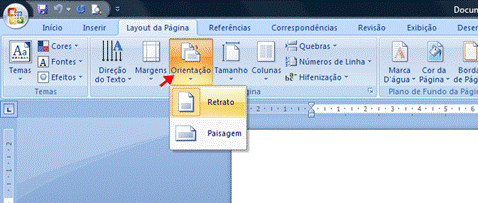 Orientação da Página Orientação da Página