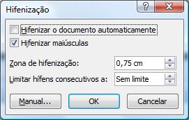 Hifenização Hifenização
