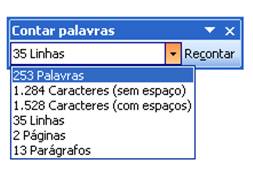 Contar Palavras Contar Palavras