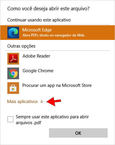Mais aplicativos Mais aplicativos