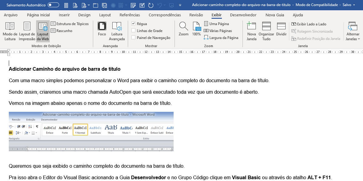 Converter Word em html Converter Word em html