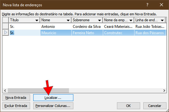 Localizar Localizar