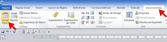 Editor do Visual Basic