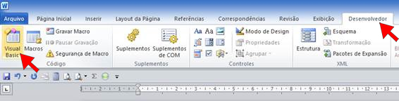 Editor do Visual Basic Editor do Visual Basic