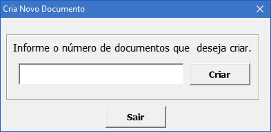 Criar novos documentos