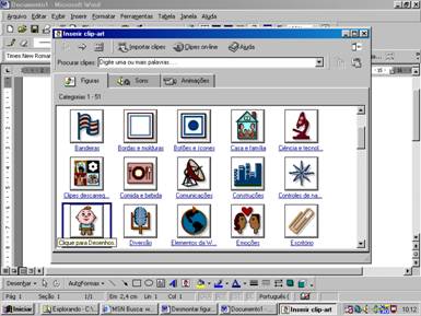 Inserir Clip Art Inserir Clip Art
