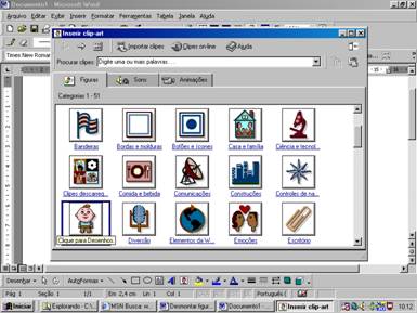 Inserir Clip Art