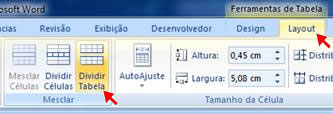 Dividir Tabela Dividir Tabela