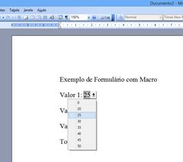 Campo de Formulário Texto