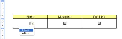 Formulário com macro Formulário com macro