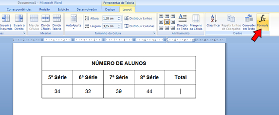 Inserir Fórmula no Word Inserir Fórmula no Word