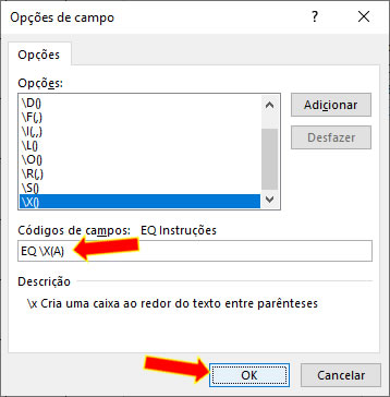 Código de Campo Código de Campo