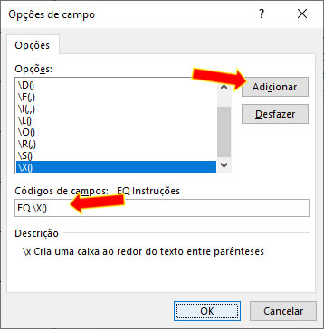 Código de Campo - Instruções Código de Campo - Instruções
