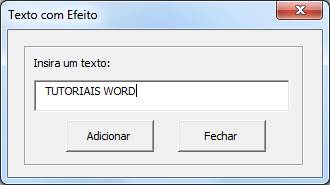 Texto com Efeitos Texto com Efeitos