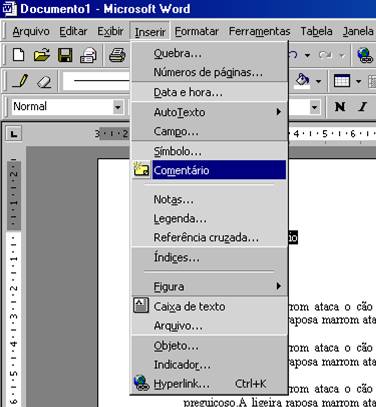 Inserir comentário Inserir comentário