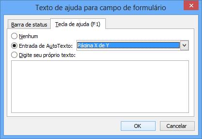Texto de ajuda para campo de formulário Texto de ajuda para campo de formulário