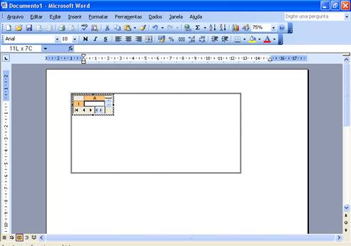 Planilha do Excel no Word Planilha do Excel no Word