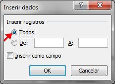 Opção Todos opção todos