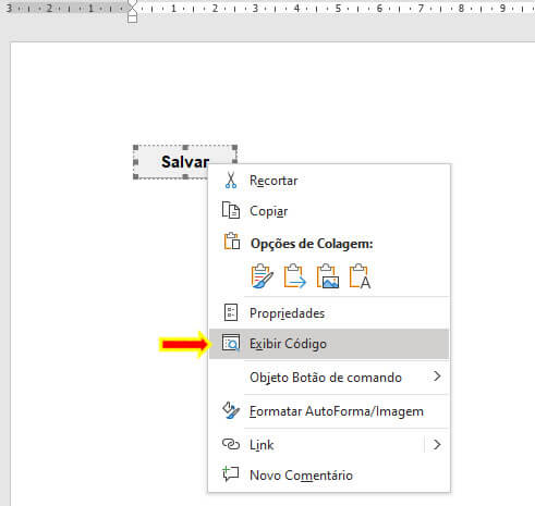 Exibir Código do Controle Exibir Código do Controle