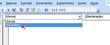 Janela de Código Janela de Código