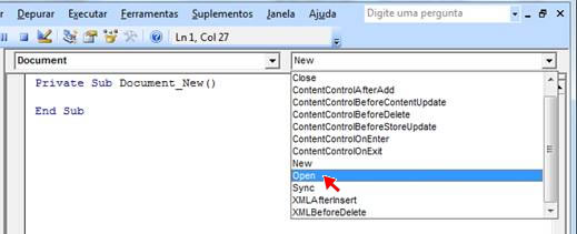 Janela de Código Janela de Código