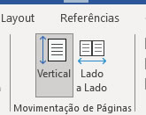 Movimentação de Páginas no Word Movimentação de Páginas no Word