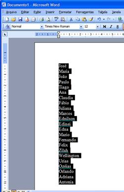 Selecionar texto Selecionar texto
