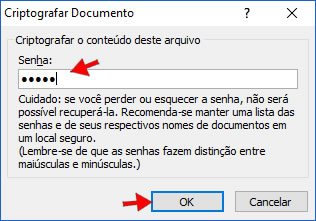 Proteger documento com senha Proteger documento com senha