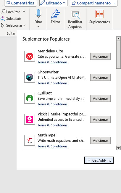 Suplementos Populares