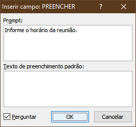 Inserir data automática Inserir data automática