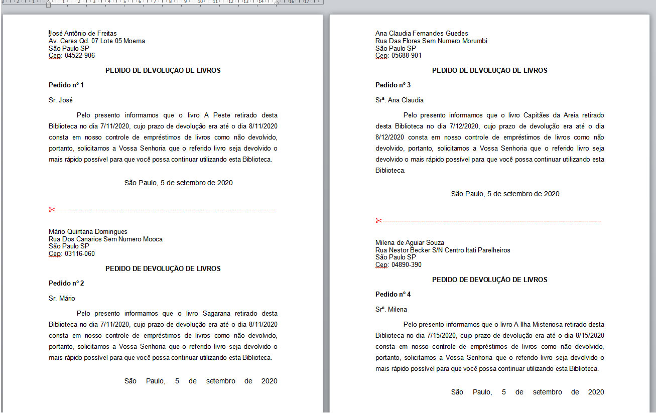 resultado da mesclagem resultado da mesclagem