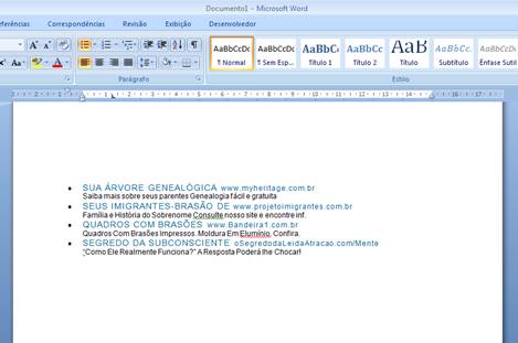 Texto sem sublinhado Texto sem sublinhado