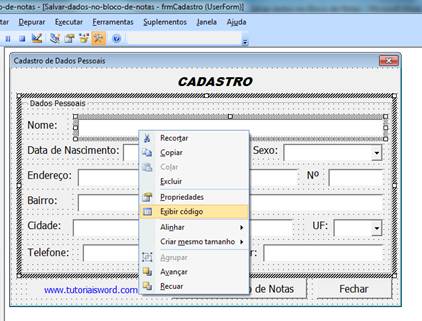 Exibir código - VBA Exibir código - VBA
