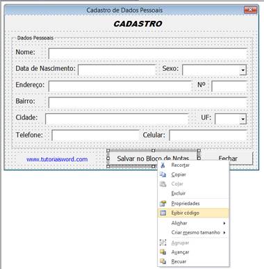 Exibir código - VBA Exibir código - VBA