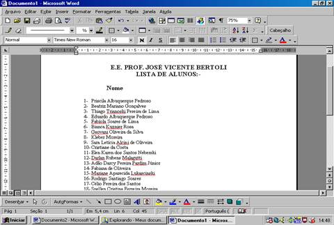 Lista Lista
