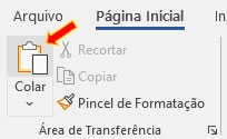 Comando Colar do Word