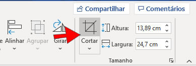 Cortar imagem Cortar imagem