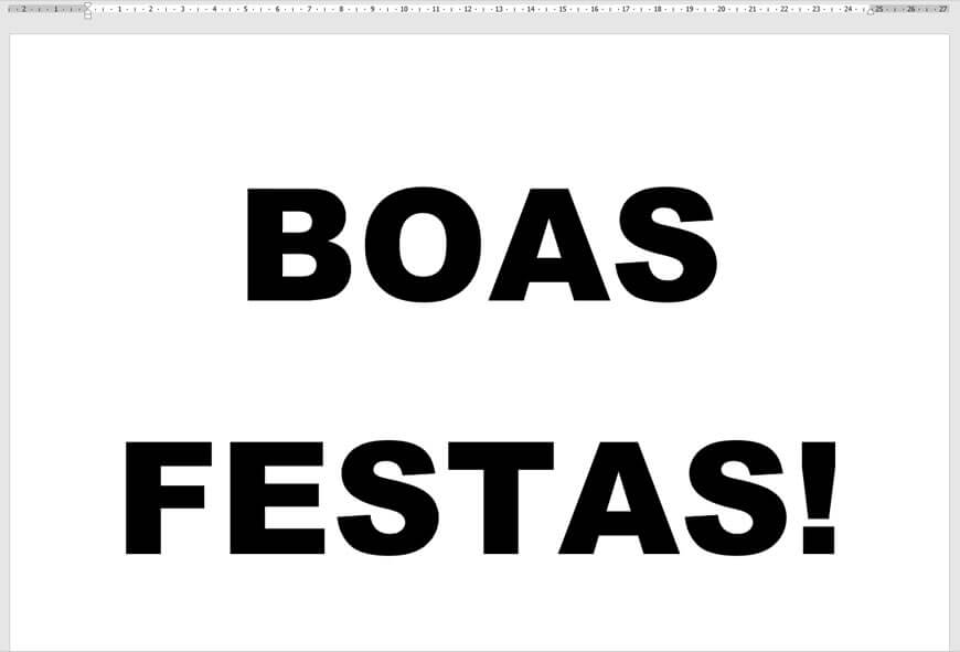 Texto Centralizado Texto Centralizado
