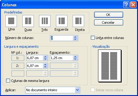 duas colunas