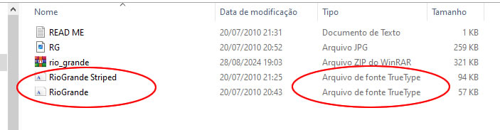 Arquivos de fonte para Word Arquivos de fonte para Word