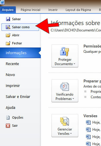 Salvar Como