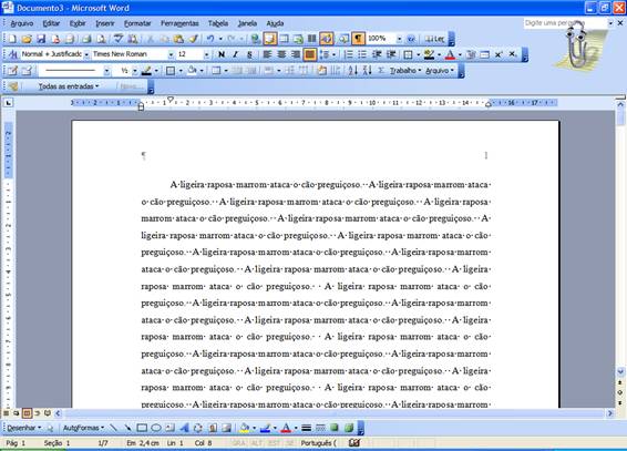 Texto com várias páginas Texto com várias páginas