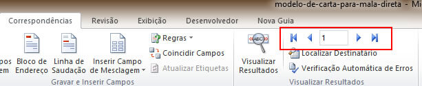 Navegar pelos registros Navegar pelos registros