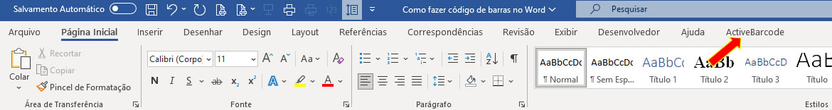 Guia ActiveBarcode Guia ActiveBarcode