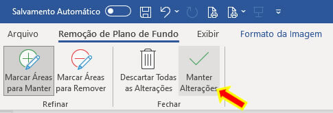 Manter Alterações